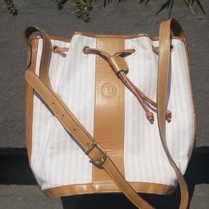 Fendi *Authentic* Vintage White Bucket Bag